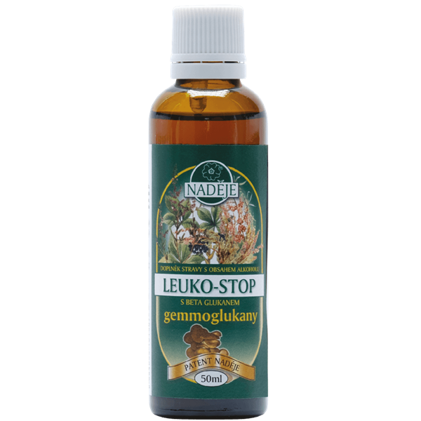 Naděje Leukostop s beta glukanem bylinná tinktura 50 ml 